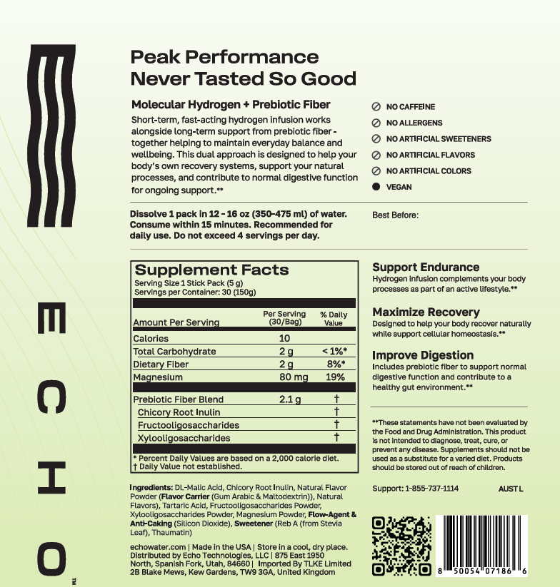Hydrogen Prebiotic Stick Pack (30-pack)
