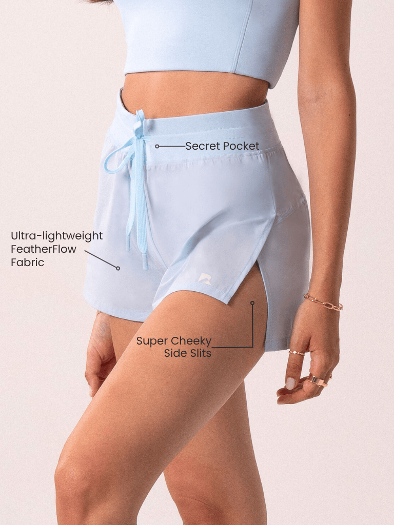 Cheeky Baby Blue Flyaway Shorts